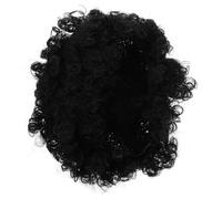 Hemobllo Peluca Afro Sintética Negra con Rizos Cortos en Espiral Peluca de Pelo Rizado para Mujer con Ajuste Cómodo Adecuado para Cosplay Fiestas y Eventos Temáticos