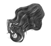Hemobllo Peluca Blanca Y Gris Con Reflejos, Cabello Largo Ondulado Para Cosplay, Fiesta, Maquillaje, Uso Diario, Disfraz