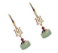 Hemobllo Pendientes Largos Estilo Retro Chino para Mujer Colgantes Ligeros y Duraderos Accesorios Elegantes para Fiestas y Uso Diario Regalo con Diseño Artesanal