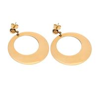 Hemobllo Pendientes Redondos de Inoxidable para Mujer Joyería Retro y Cómodos Aretes Colgantes Geométricos Japonés y Perfectos para Ocasiones Formales