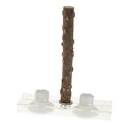 Hemobllo Perchero para Aves de Madera con Ventosa Soporte de Entrenamiento Práctico para Pájaros para Jaulas y Baños