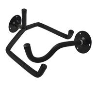 Hemobllo Perchero Para Guitarra De Pared Negro En Hierro Con Soporte Seguro Que No Daña Instrumentos Ideal Para Sala De Ensayo