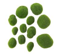 Hemobllo Piedras Decorativas Musgo Artificial Realista para Acuarios y Jardines, Accesorios Naturales Textura de Enredadera y Diseño Duradero