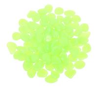 Hemobllo Piedras Luminosas Verdes para Acuario 300 Piezas Piedra Decorativa para Peceras Guijarros Fluorescentes para Jardín y Paisajismo de Exterior, Roca Artificial Segura para Agua