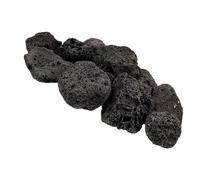 Hemobllo Piedras Volcánicas Negras Naturales para Decoración de Plantas y Acuarios, Material de Roca Volcánica Porosa, Segura para Peces y Mejora el Ambiente en Fuentes y Jardines