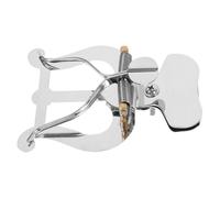 Hemobllo Pinza para Partitura Musical Versátil de Metal y Franela en Color Plata, con Paño de Limpieza y Bolsa, Adecuado para Arpa y Flauta en Uso de Viaje
