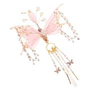 Hemobllo Pinza Pelo Tradicional Forma de Pinza con Borlas Sueltas Accesorios Pelo Vintage con Pasador para Bodas y Disfraces de Hadas