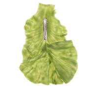 Hemobllo Pinzas Cabello Forma De Lechuga Verdes, Accesorio Bonito Para Mujer y Niña, Tamaño Pequeño, Diseño Creativo y Divertido Para Uso Diario