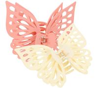 Hemobllo Pinzas Cabello Grandes Diseño de Mate, 2 Piezas, Material Ps y Abs, Sujetan el Pelo para Mujeres en Ejercicio