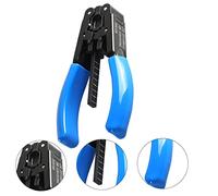Hemobllo Pinzas de Corte y Pelado para Cables con de Alta Elasticidad y Bloqueo de Seguridad de Apertura para Cables Uso Profesional Hogar y Oficina