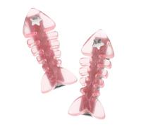 Hemobllo Pinzas Metálicas Cabello y Horquillas Creativas 2 Unidades Tamaño Pequeño Color Rosa Para Mujeres y Niñas Accesorio Para Peinar El Cabello Uso Diario