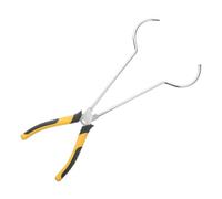 Hemobllo Pinzas para Crisol de Punta Larga Ergonómicas Resistentes Altas Temperaturas para Fundición y Fabricación de Joyería Herramienta Profesional para Joyeros