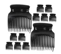 Hemobllo Pinzas Para Rulos Calientes 12 Unidades Tamaño Mediano Protección Térmica Para Mujeres y Niñas Cuidado Capilar Diario Fácil Uso