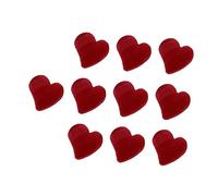 Hemobllo Pinzas Pelo Forma De Corazón Pequeña Flocada Roja, 10 Unidades, Mini Garra Para Mujer, Diseño Compacto Para Todo Tipo De Peinados, Accesorio Adecuado Para San Valentín