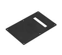 Hemobllo Placa Trasera de Guitarra Negro Plástico Fácil Instalación Cubierta Trémolo