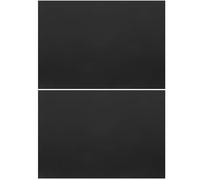 Hemobllo Placas de Aluminio A4 Negras para Elaboración y Grabado, 2 Hojas Robustas para Trabajos de Bricolaje y Señalización en Entornos Industriales