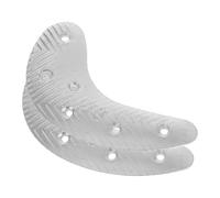Hemobllo Placas Metálicas Protectoras Para Tacón De Media Luna, Almohadillas De Reparación De Suela De Hierro Duradero Con Tornillos, Antideslizantes Para Botas y Zapatos, Uso Versátil Para Hombre