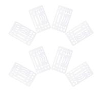 Hemobllo Plantillas de Dibujo Transparentes 8 Piezas para Ingeniería Mecánica Reglas de Acero Inoxidable y Escudo de Borrador Herramientas Precisas para Estudiantes Diseño Técnico y