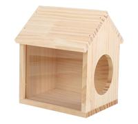 Hemobllo Plataforma de alimentación de Agua túnel de hámster explorando Juguetes Jaula Grande para Hamster Jaula para Hamster Tubos y túneles de hámster casa de Mascotas pequeñas de Madera
