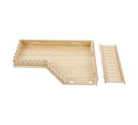 Hemobllo Plataforma de Madera para Hámster Plataforma con Escalera para Jaula de Ratas para Hámster Mesa de Salto