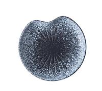 Hemobllo Plato de Cerámica Japonés para Postres y Aperitivos, Hoja de Loto | Apto para Frigorífico y Lavavajillas, Adecuado para Frutas y Bocados, Uso en Cocina y Banquetes