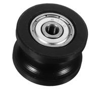 Hemobllo Polea de Rodamiento Plástico Pom Rueda de Guía para Puertas Correderas Ventanas y Resistente al Desgaste Fácil Instalación Accesorio de Repuesto para Hogar y Muebles