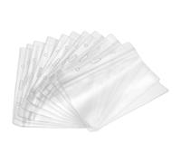 Hemobllo Porta Credencial Transparente, Titular Identificación, 4x3 Pulgadas, Pvc, 10 Piezas, Diseño Transparente a Doble Cara, Buen Sellado, para Tarjetas, Uso Interior y Exterior