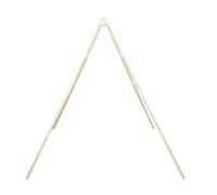 Hemobllo Postes de Soporte de Madera Maciza para Carpa Infantil Estabilizadores Triangulares Reforzados Varillas Redondas Naturales para Estructura de Tienda de Juego Accesorios