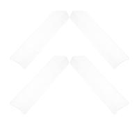 Hemobllo Protector Antisalpicaduras Transparente para Bañera y Ducha Autoadhesivo Tamaño Pequeño 28X6X3 CM 4 Piezas Control de Salpicaduras Baño y Lavabo