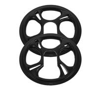 Hemobllo Protector de Manivela de Bicicleta 42 Dientes 2 Unidades para Bici Montaña y Piñón Fijo Cubierta Protectora para Plato de 5 Orificios Uso Exterior Ciclismo