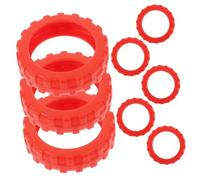 Hemobllo Protector De Rueda De Maleta De Silicona Antideslizante, Funda para Patas De Equipaje Roja China, 8 Piezas, Tamaño 55x55x15 Mm, para Viaje, Protección y Reducción De Ruido