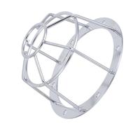 Hemobllo Protector de Sensor de Techo Anticolisión Jaula Metálica de Aluminio para Detector de Incendios Diámetro Interior 75 Mm Cubierta Duradera para Rociadores de Montaje Empotrado Uso