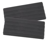 Hemobllo Protectores Antideslizantes Para Pedales De Bombo, Goma Negra, 2 Piezas, Accesorios Para Batería, Protección Contra Desgaste y Desplazamiento En Interpretación Musical