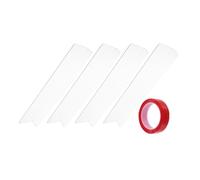 Hemobllo Protectores de Alféizar Transparentes para Gatos y Perros 4 Unidades 28X7 CM Película Protectora Antirrayaduras para Bordes de Ventana Protección para Mascotas Hogar y