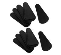 Hemobllo Protectores de Tijeras de Cuero Sintético PU Funda de Punta para Tijeras de Costura 10 Piezas Negras Cubierta Portátil Reutilizable para Herramientas de Peluquería y Costura