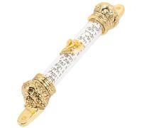 Hemobllo Puerta Biblia Mezuzá De Metal para Puerta Judía Mezuzá Religiosa De Metal Obsequio Judío para Janucá Decoración Judía