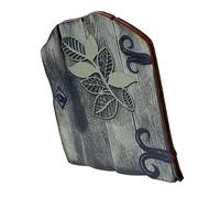 Hemobllo Puerta de Hadas de Madera Decorativa para Jardín Adorno Miniatura de Puerta de Estatua de de Madera para Decoración de de Muñecas y