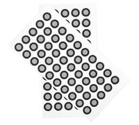 Hemobllo Puntos De Referencia para Escáner 3D 100 Unidades Película Reflectante Alta Visibilidad para Escaneo Preciso Profesionales Ingeniería y Metrología Color Blanco Brillante