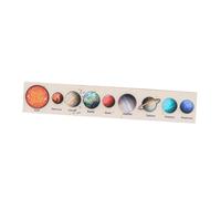 Hemobllo Puzzle de Madera Sistema Solar para Juguetes Educativos de con Tablero Reconocimiento del y Desarrollo de Habilidades Manuales Didáctico Seguro y Duradero para Aprendizaje