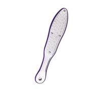 Hemobllo Raspador de Pies Profesional de Acero Inoxidable Doble Cara Removedor de Durezas y Piel Gruesa Herramienta Ergonómica para Pedicura Cuidado Natural y Reutilizable