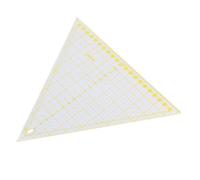 Hemobllo Regla Acrílica para Costura Transparente con Líneas de Cuadrícula Herramienta Práctica para Patchwork y Quilting Diseño Hueco para Medición Precisa Proyectos DIY