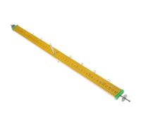 Hemobllo Regla de Palanca de Madera Fácil de Transportar con Gancho y Demostración de Principios de Equilibrio para Experimentos de Física en Laboratorio y Uso Doméstico