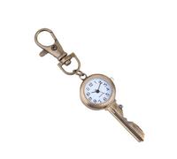 Hemobllo Reloj Analógico Colgante Clásico para Mujer Cadena y Hebilla de Llave Estilo Retro para Uso Diario y Ocasiones Informales