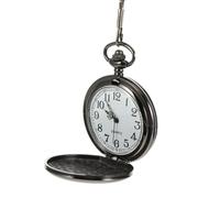 Hemobllo Reloj de Bolsillo Colgante Vintage de Metal Cadena para Hombre | Estilo Retro y Decorativo, para Traje Formal y Bolsillo de Chaleco, Obsequio Sentimental