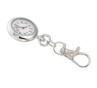 Hemobllo Reloj de Bolsillo con Llavero Colgante Portátil para Exámenes | Vidrio Muy Transparente, Números Grandes y Esfera Amplia, Diseño Moderno Vintage, para Llaves y Bolso Estilo Aleatorio