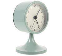 Hemobllo Reloj Despertador Diseño Moderno y Estilo Rústico de Cuarzo Verde Silencioso para Mesa de Noche en Cocina y Dormitorio