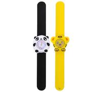 Hemobllo Relojes de Dibujos Animados Para Niños Con Patrón Creativo Tigre Y Panda Pulsera Ligera Niños Y Niñas