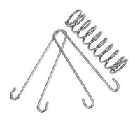 Hemobllo Resorte De Tensión para Correa De Perro Amortiguador Resistente De Acero Inoxidable Sistema De Amarre para Pasear Perros Exteriores