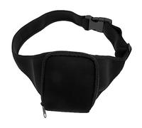 Hemobllo Riñonera para Micrófono de Fitness Soporte para Instructor y Entrenador para Yoga Ciclismo y Clases al Aire Bolsa de Cintura Resistente y Minimalista Color Negro