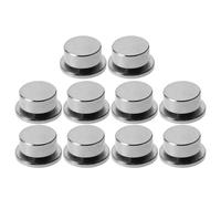 Hemobllo Rodamiento Giratorio Estructura Estable y Precisión Optimizada 10 Piezas para Decoración de Uñas en Aleación de Metal Plata para Creaciones Complejas de Diseño en Uñas